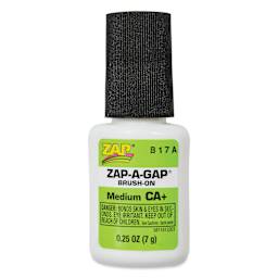 Zap-A-Gap CA+ Adhesive - Brush-On, 0.25 oz - front