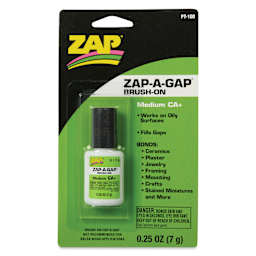 Zap-A-Gap CA+ Adhesive - Brush-On, 0.25 oz - front of packaging
