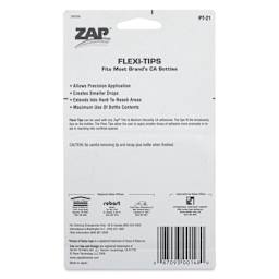 Zap Flexi-Tips - Pkg of 24 - back of packaging