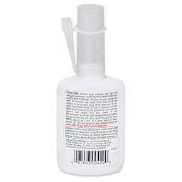 Zap-O Foam Safe CA Adhesive - Odorless, back of the packaging
