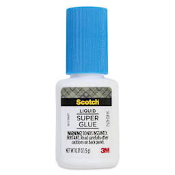 Scotch Super Glue - Brush Tip, 0.017 oz