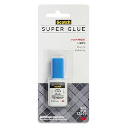 Scotch Super Glue - Brush Tip, 0.17 oz - front of packaging