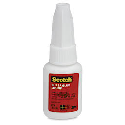 Scotch General Purpose Super Glue - Front view of 5 gm bottle 
