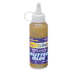 Creativity Street Glitter Glue - Single bottle of 4 oz Gold Glitter Glue