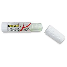 Scotch Wrinkle-Free Glue Stick - Single Stick shown horizontally with cap removed