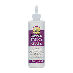 Aleene's Clear Gel Tacky Glue - Front view of 8 oz bottle