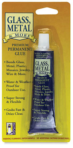Beacon Glass, Metal & More Premium Permanent Glue - Front of blister package
