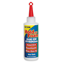 Beacon Hold the Foam! Glue - Front of 4 oz bottle
