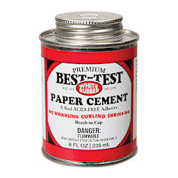 Best-Test Acid-Free Paper Cement - 8 oz