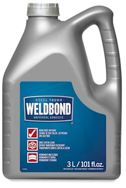 Weldbond Universal Adhesive - Front of 101 oz Jug of Adhesive shown