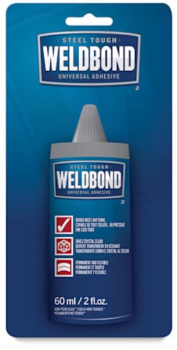 Weldbond Universal Adhesive - Front of package of 2 oz bottle