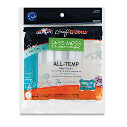 Elmer's CraftBond All-Temp Glue Sticks  - Full Size 7/16", 4" Length, Pkg of 24