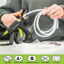 Surebonder Mini Glue Stick - Roll, 5 ft - loading glue gun (not included) by snipping stick