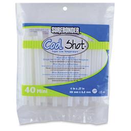 Surebonder Cool Shot Mini Glue Gun Glue Sticks - Pkg of 40