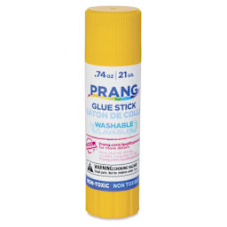 Prang Glue Stick - Clear, 0.74 oz - front
