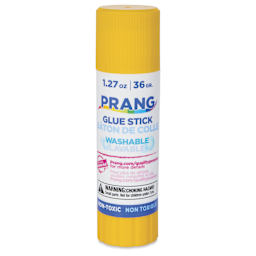 Prang Glue Stick - Clear, 1.27 oz - front