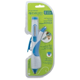 Westcott ProjectMate Premium Dual Temp Hot Glue Pen - Front of blister package showing Glue Pen
