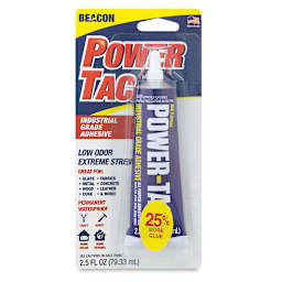 Beacon Power Tac Industrial Grade Adhesive - Front of Blister package
