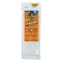 Gorilla Glue Mini Hot Glue Sticks - Pkg of 25, 8" (Front of package)