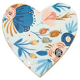 Mod Podge Dimensional Magic, decorated heart shaped artwork