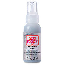 Plaid Mod Podge Dimensional Magic - 2 oz Silver Glitter bottle