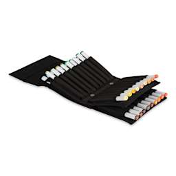 Copic Empty Marker Wallet - Holds 36 Markers laying flat with markers (not included)