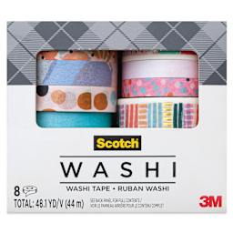 Scotch Washi Tape - Abstract Modern, Set of 8, front of packaging