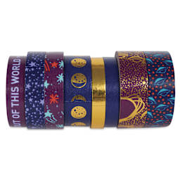 Scotch Washi Tape - Galaxy Colors, Set of 8