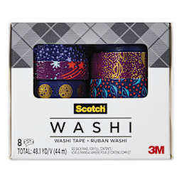Scotch Washi Tape - Galaxy Colors, Set of 8 - front of packaging