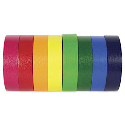 Scotch Washi Tape - Rainbow Colors, Set of 8