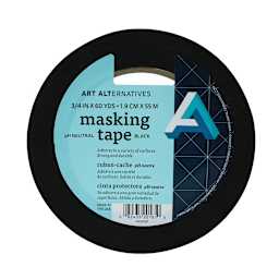 Art Alternatives pH Neutral Black Masking Tape, 3/4" x 60 yds.