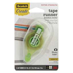 Scotch Extra Strength Tape Runner - 0.3" x 33 ft - front of packaging