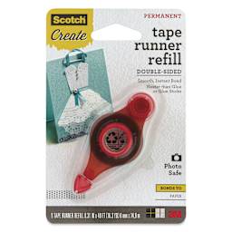 Scotch Permanent Tape Runner Refill - 0.3" x 16.3 yds - front of packaging