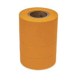 Col-R-Tone System Masking Tape Class Pack - 3/4" x 500", Orange, Pkg of 4 rolls stacked