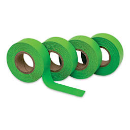 Col-R-Tone System Masking Tape Class Pack - 3/4" x 500", Green, Pkg of 4 rolls