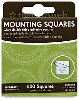 Therm O Web 3D Foam Squares - Front of 500 pc 1/2" Square Pack