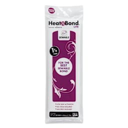 Heat n Bond Lite Iron-on Adhesive - 17" x 1-1/4 yd front of packaging