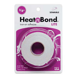 Heat n Bond Lite Iron-on Adhesive - 5/8" x 10 yds front of packaging