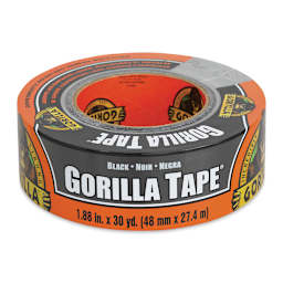 Gorilla Tape - 1.88'' x 30 yd, Black, Roll, In Package