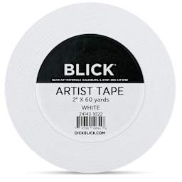 Blick Artist Tape - White, 2" x 60 yds, front