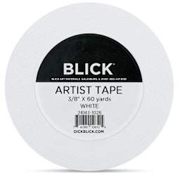 Blick Artist Tape - White, 3/8" x 60 yds, front