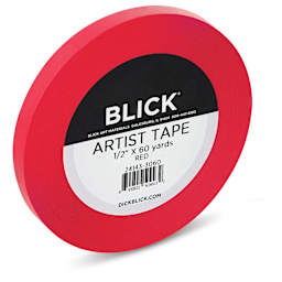 Blick Artist Tape - Red, 1/2" x 60 yds