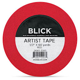 Blick Artist Tape - Red, 1/2" x 60 yds, front