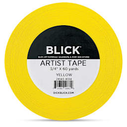 Blick Artist Tape - Yellow, 3/4" x 60 yds