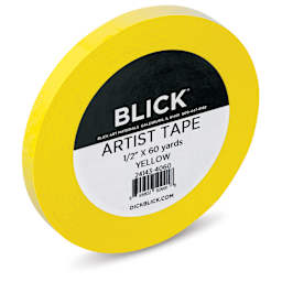 Blick Artist Tape - Yellow, 1/2" x 60 yds