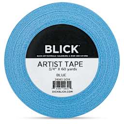 Blick Artist Tape - Blue, 3/4" x 60 yds, front