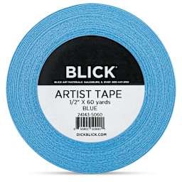 Blick Artist Tape - Blue, 1/2" x 60 yds, front