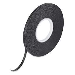 Blick Chart Tape - Upright roll of 1/8" black tape slightly unrolled