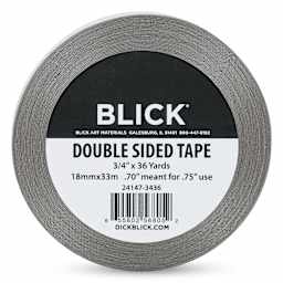 Blick Double-Sided Tape - 3/4" x 36 yds (Front of packaging)