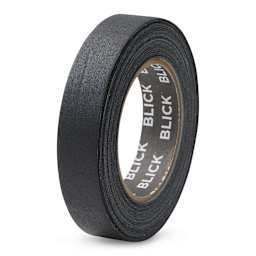 Blick Gaffers Tape - 1" x 30 yds, Black (Back of roll)